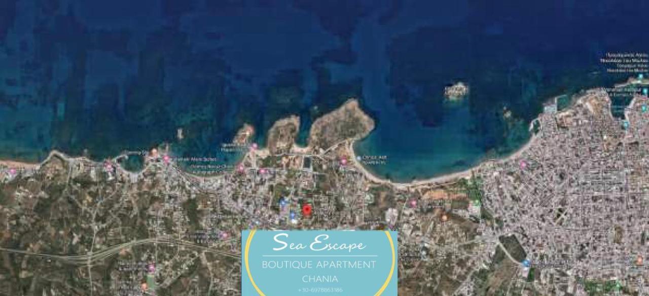 New Sea Escape Boutique Apt-Agii Aposto Li Beach Chania  Exteriér fotografie